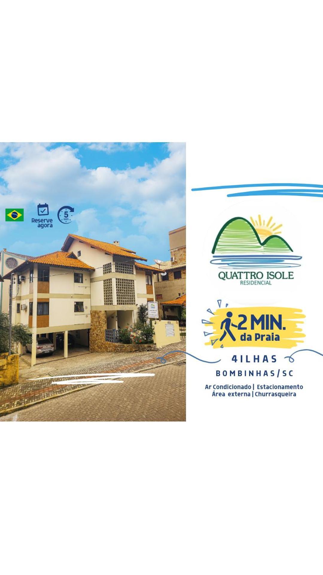 Ferienwohnung Quattro Isole Residencial Bombinhas Exterior foto